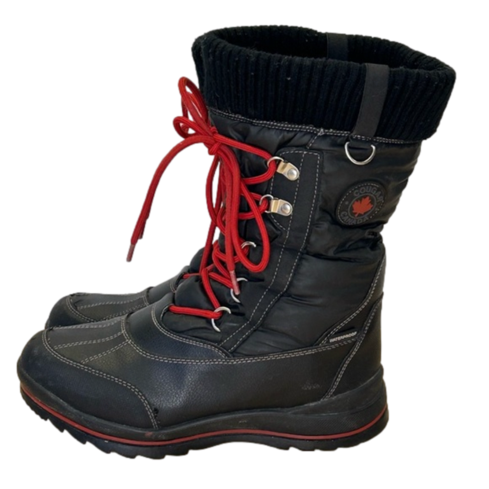 Cougar Faux Fur Lined Waterproof Winter Boots/Womens/Size 9M